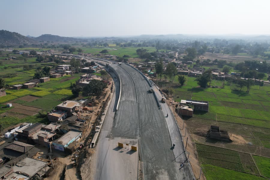 Road through the village