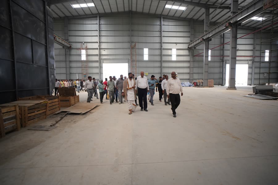The new fabrication shed