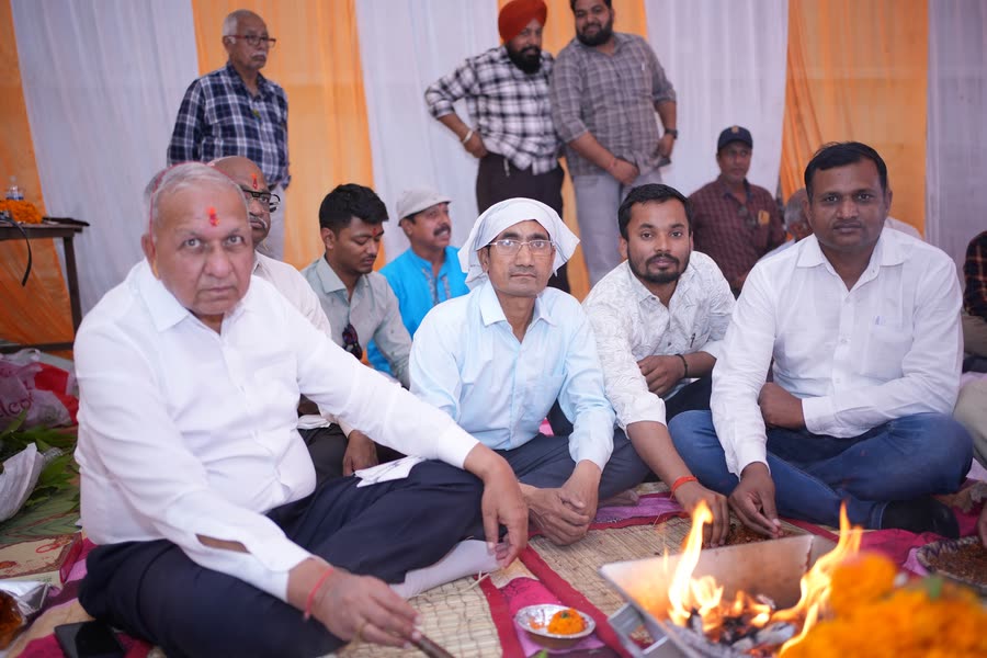 Directors at the pujan
